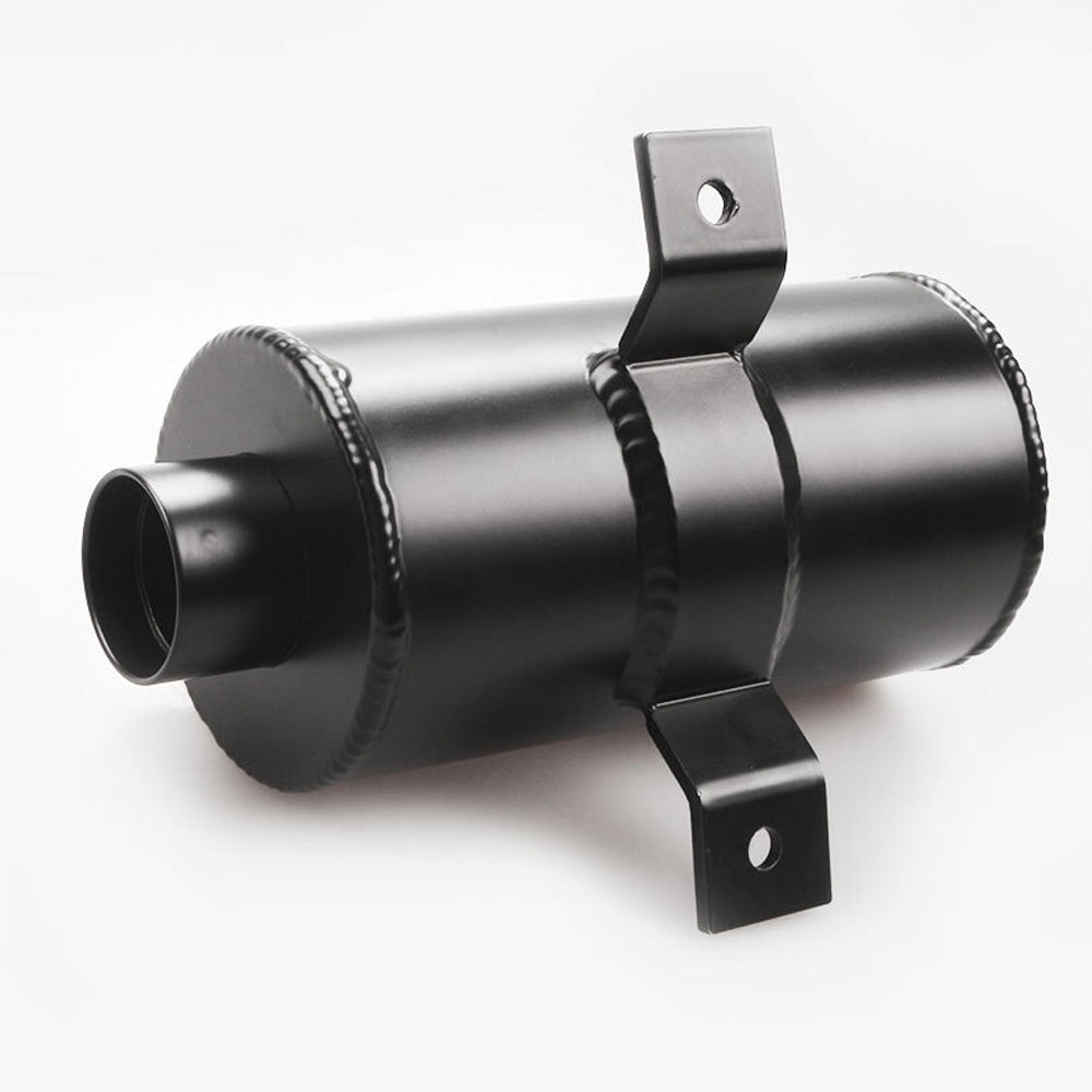 Aluminium Baffled Engine Oil Catch Can 0. 75L 2 Port AN10 3M Hose Fitting Kit