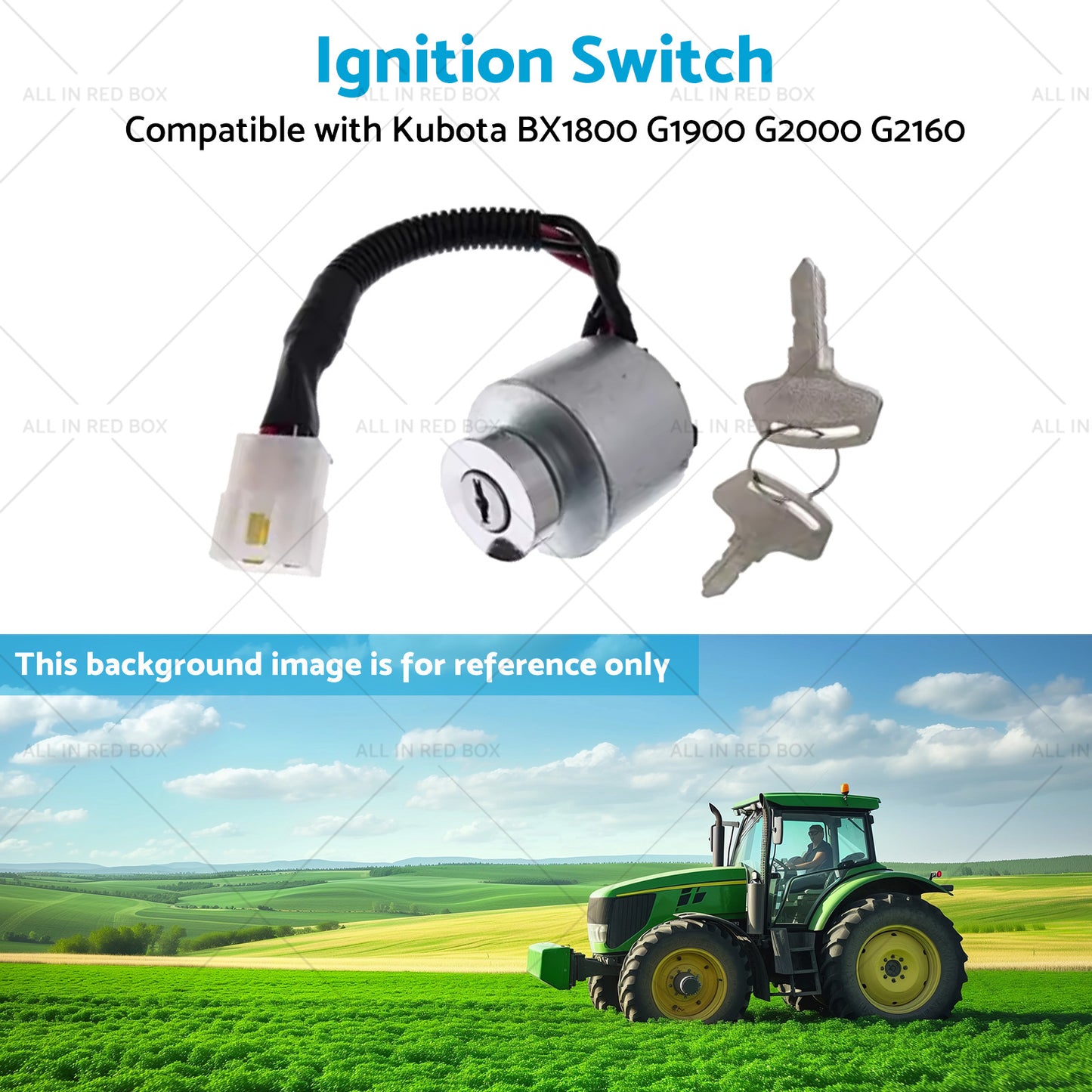 {{ Ignition Switch 66101-55200 Suitable for Kubota BX1800 G1900 G2000 66101-55200 }} - Buy Car Parts Online at {{ Kaka Auto Parts }}.