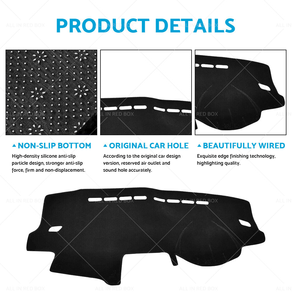 {{ Dash Mat Suitable For Volkswagen VW Polo 6R Series 2010-2017 Dashmat Cover Black }} - Buy Car Parts Online at {{ Kaka Auto Parts }}.