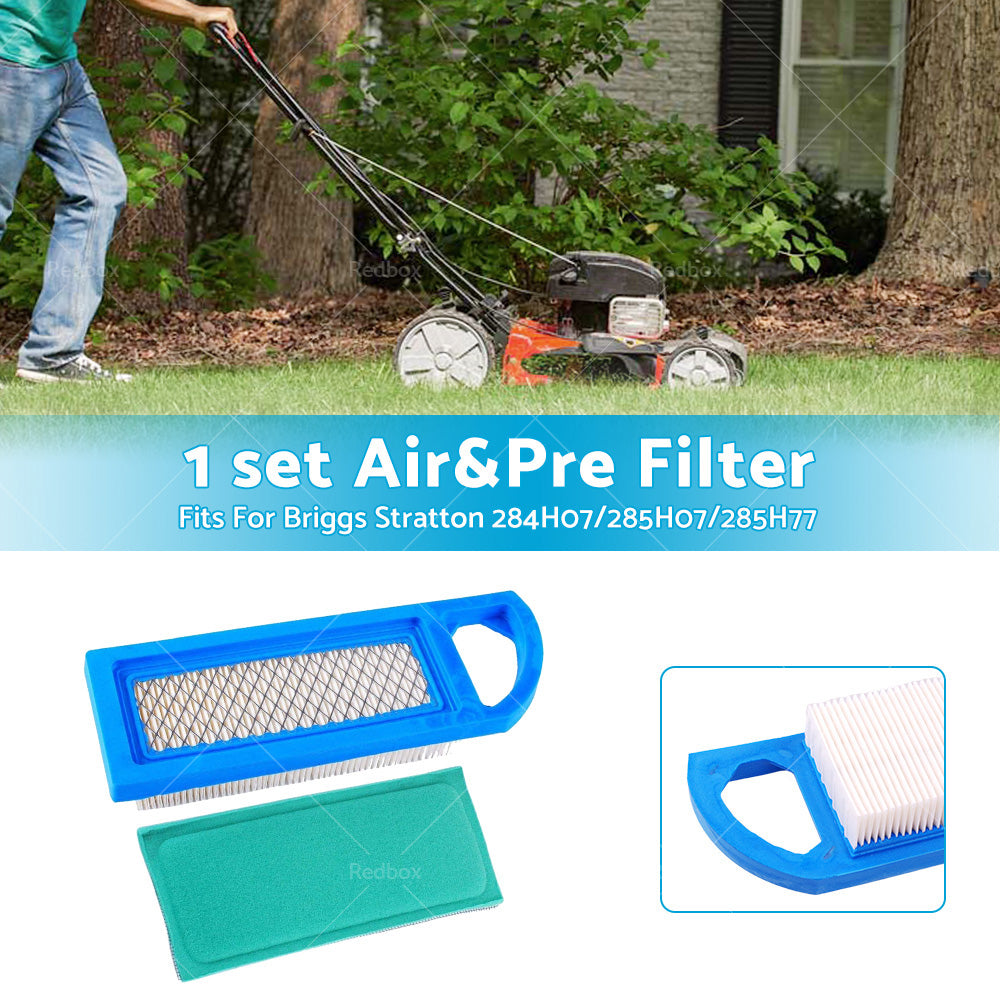 Air and Pre Filter for 14-19. 5HP Briggs I or C and Intek Motors 698083 697634 697014