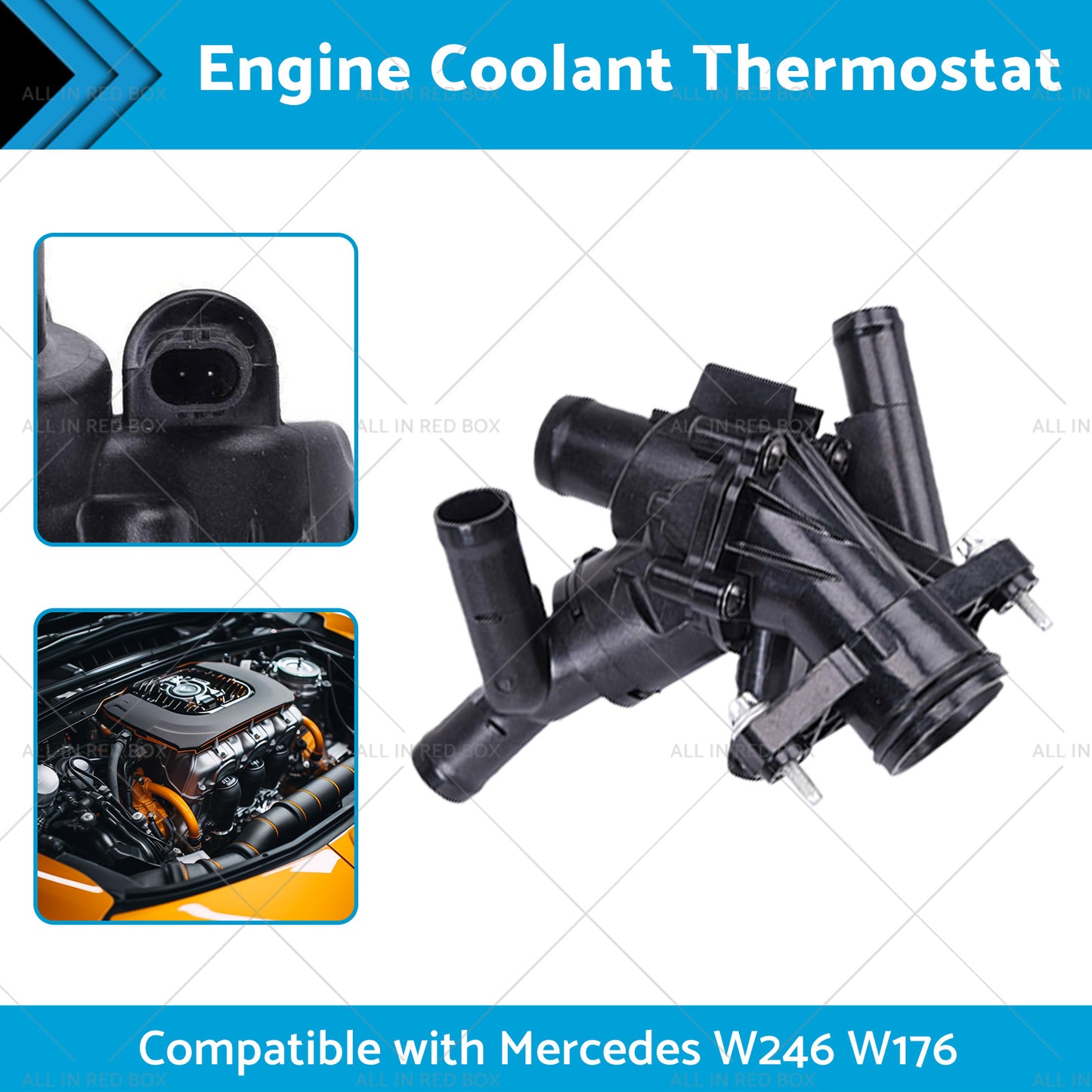 {{ Engine Coolant Thermostat Suitable for Mercedes W246 W176 C117 X117 X156 }} - Buy Car Parts Online at {{ Kaka Auto Parts }}.