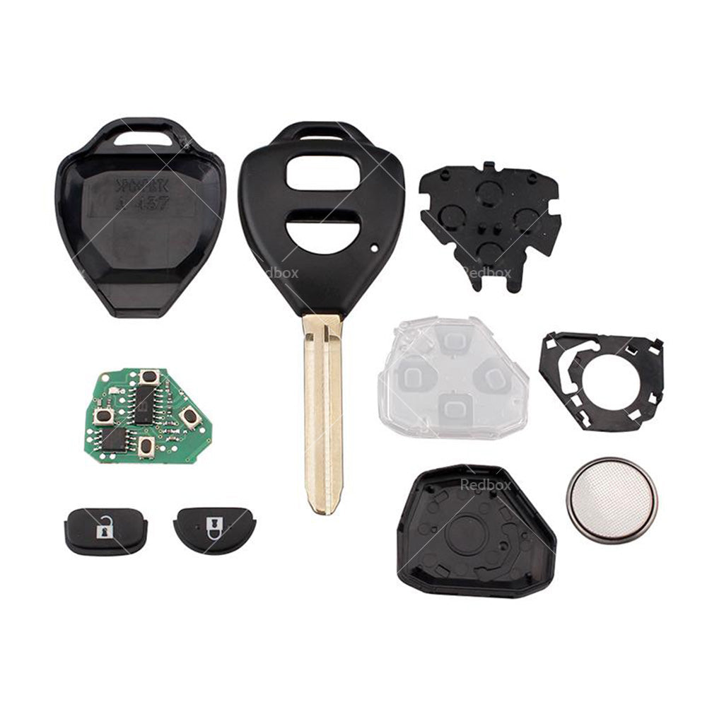 Complete Remote Car Key Suitable For Toyota Hilux or Yaris 2005-2009 4D-67