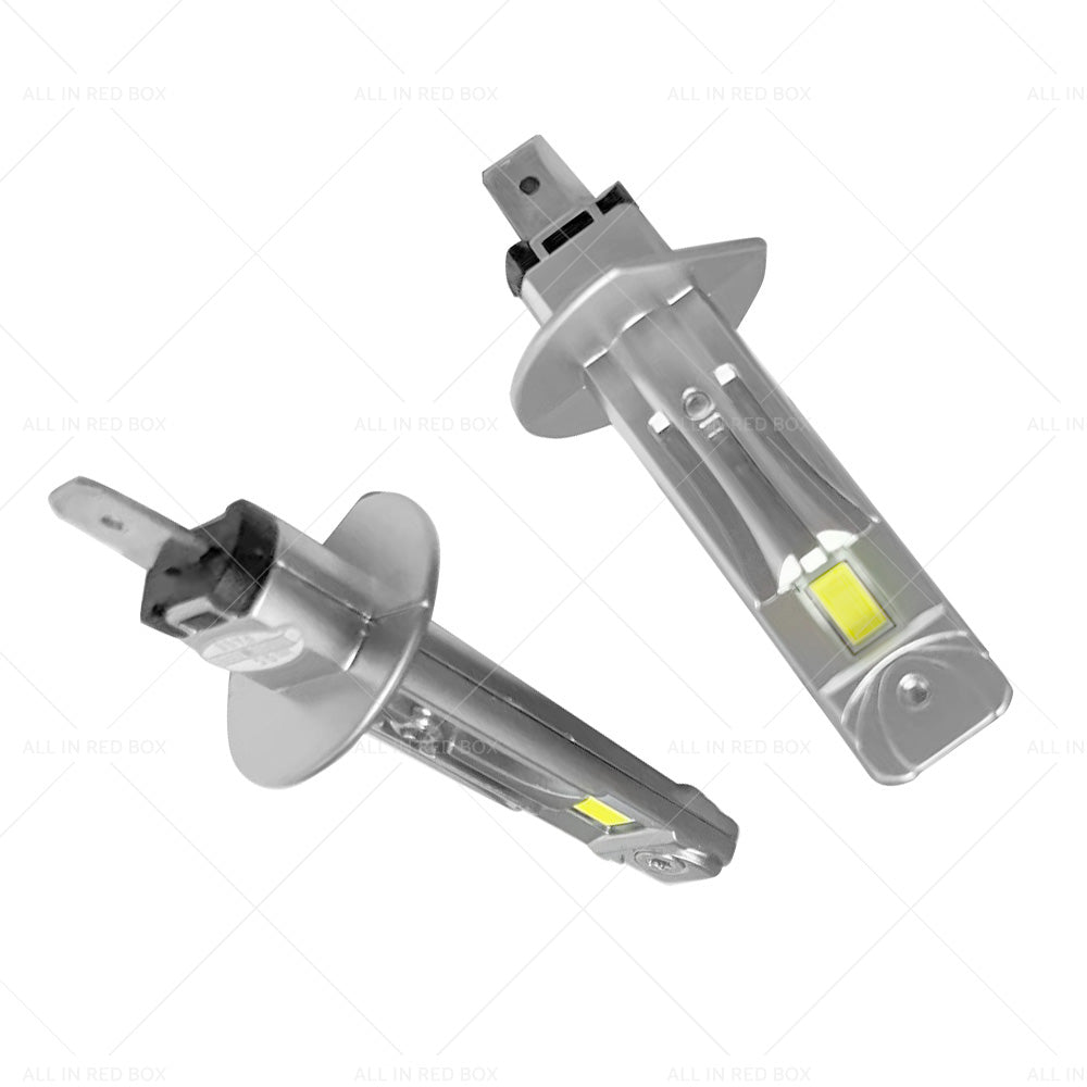 {{ 2PC H1 LED Headlight Kit 220W 30000LM Globes Car Bulbs High Low Beam 6000K White }} - Buy Car Parts Online at {{ Kaka Auto Parts }}.