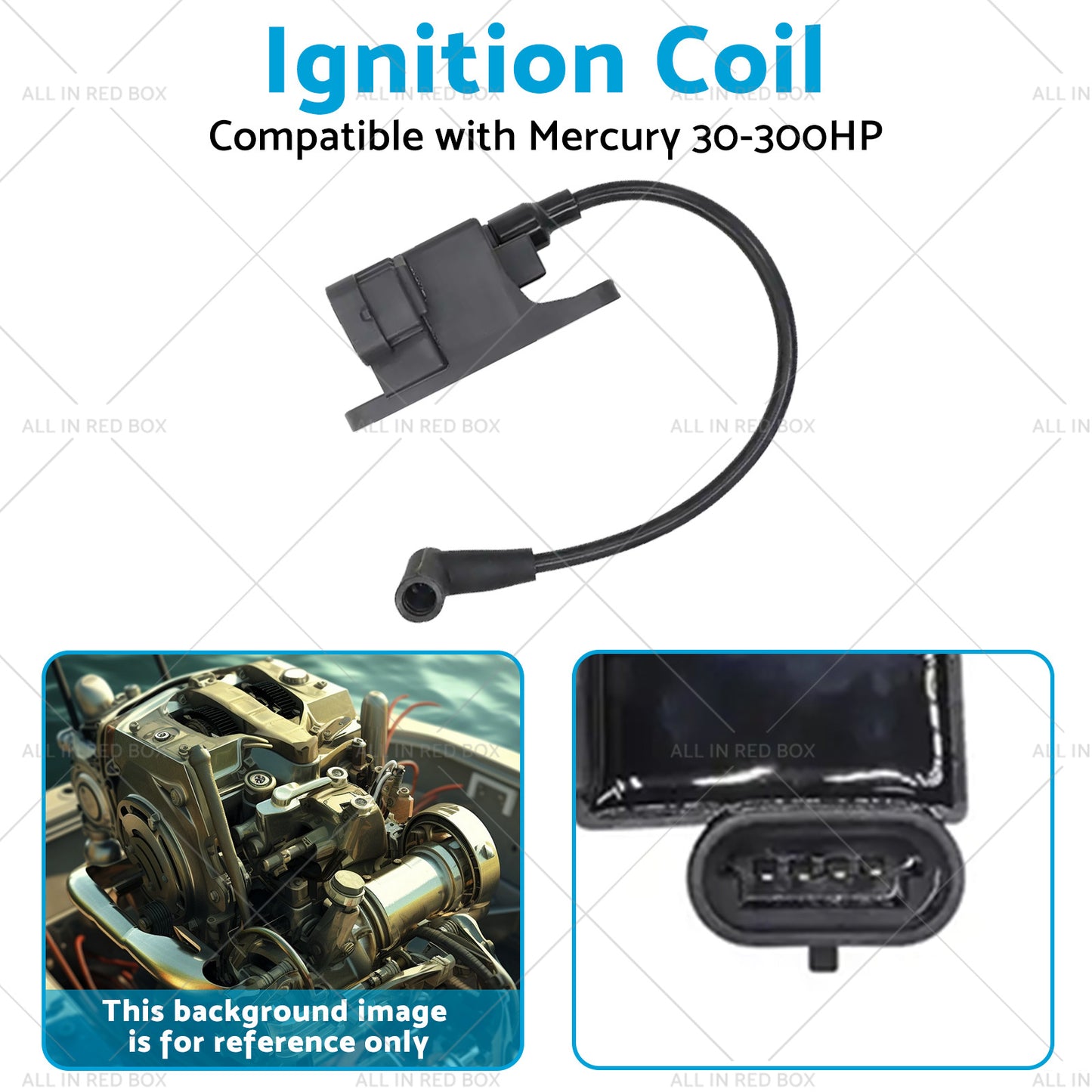 {{ 827509A10 114-7509 Ignition Coil Suitable for Mercury 30-300HP Outboard Motor }} - Buy Car Parts Online at {{ Kaka Auto Parts }}.