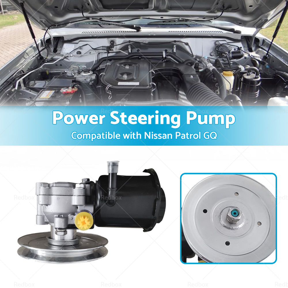 Power Steering Pump with Pulley Suitable For Nissan Patrol GQ Y60 TD42 Diesel