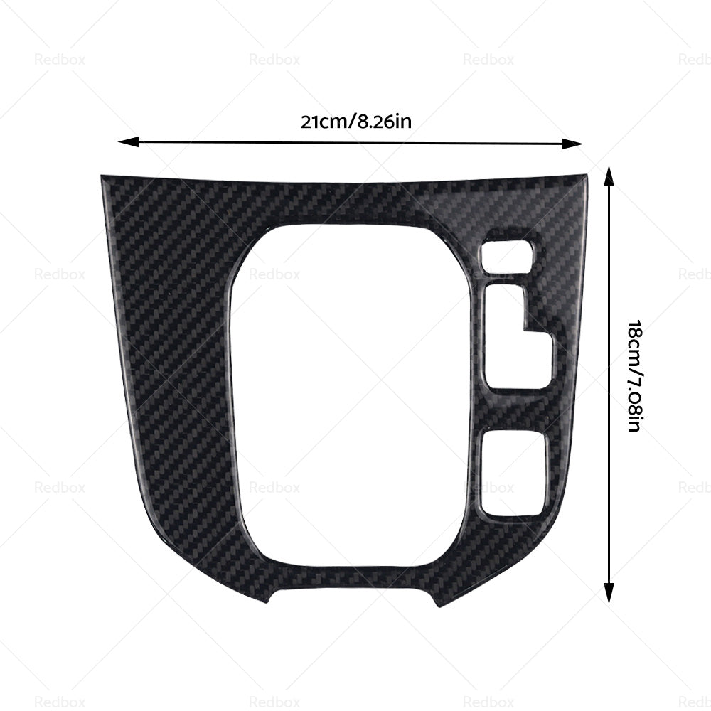 {{ Carbon Fibre Centre Console Gear Shift Cover Frame Suitable for Mazda CX-9 16-22 }} - Buy Car Parts Online at {{ Kaka Auto Parts }}.