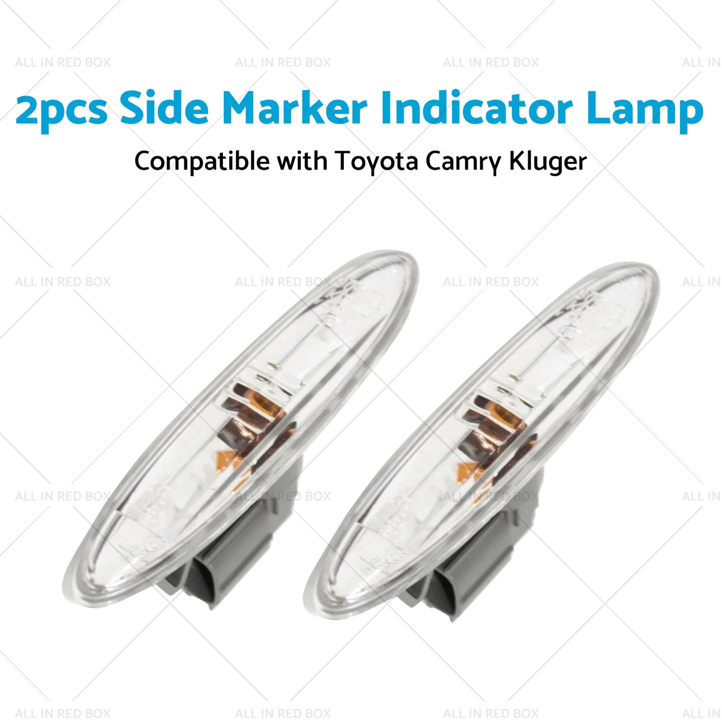 {{ 2x Turn Signal Side Marker Indicator Lamp Suitable for Camry 06-11 Kluger 07-14 }} - Buy Car Parts Online at {{ Kaka Auto Parts }}.