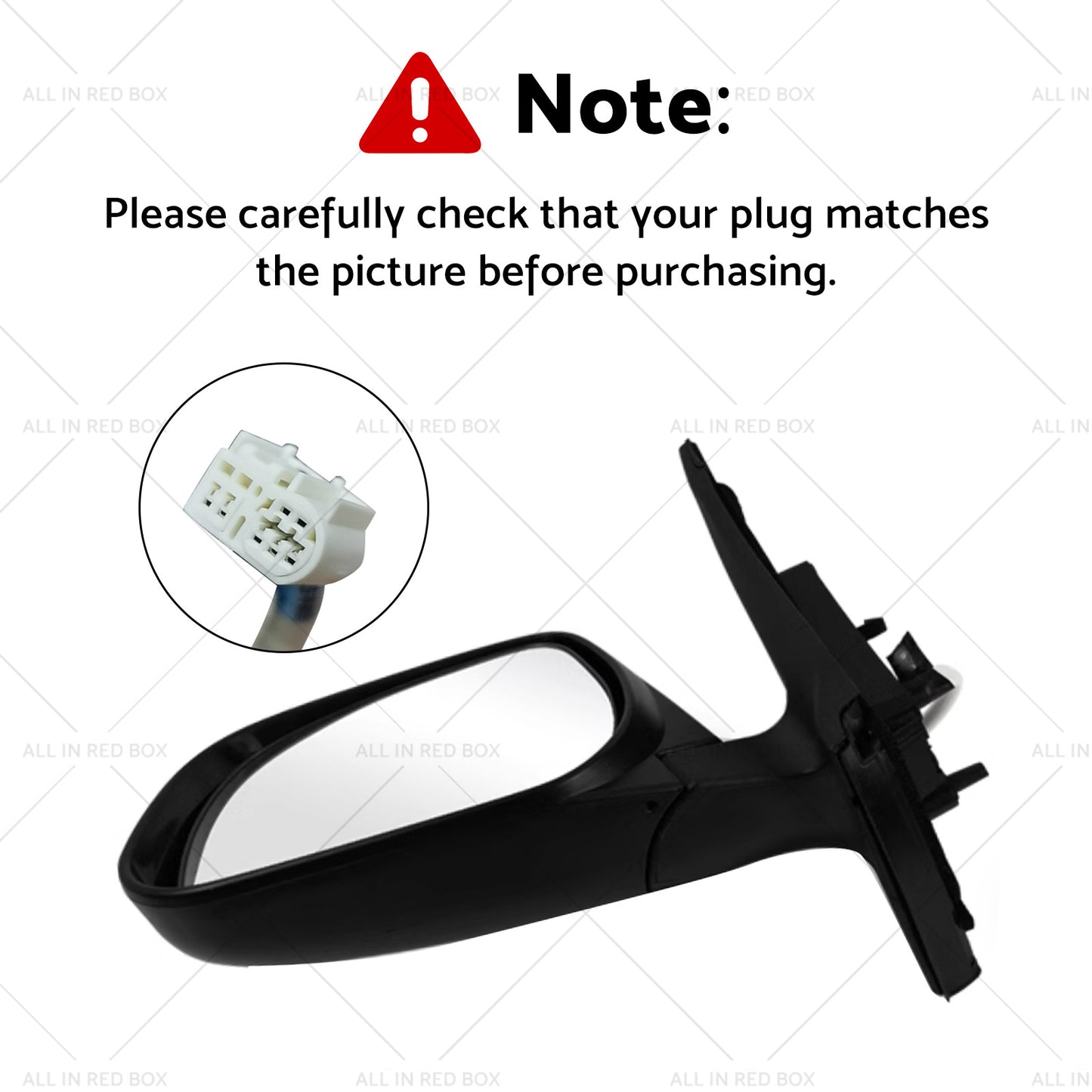 {{ Left Side With Bliner Door Mirror Suitable for Toyota RAV4 ACA33 ACA38 08-12 }} - Buy Car Parts Online at {{ Kaka Auto Parts }}.