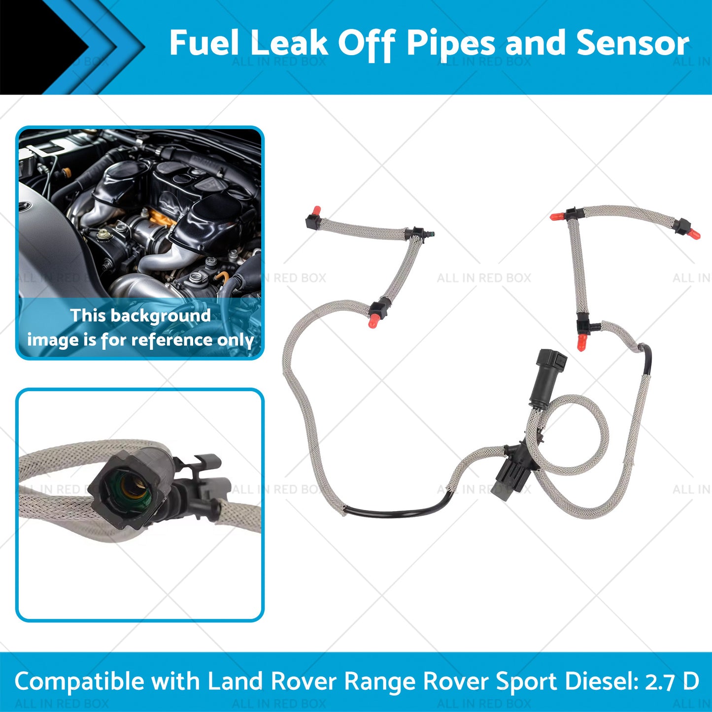 {{ Fuel Leak Off Pipes and Sensor Suitable for Rover Range Rover Sport 2. 7 D 2. 7 TD }} - Buy Car Parts Online at {{ Kaka Auto Parts }}.