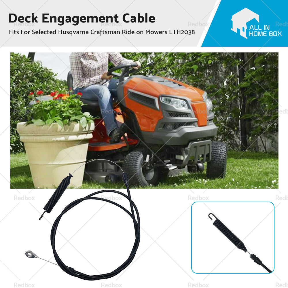 Deck Engagement Cable For Selected Husqvarna Craftsman Ride on Mowers LTH2038