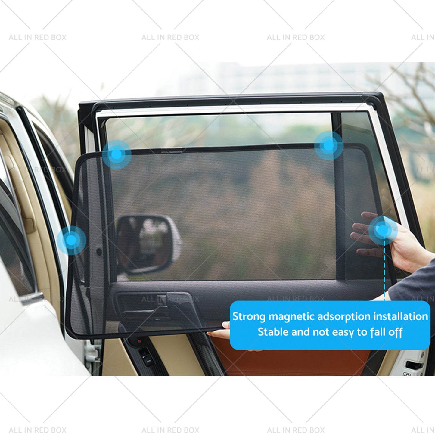 {{ Car Window Magnetic Mesh Sun Shades Suitable for Mitsubishi Outlander 2021-23 }} - Buy Car Parts Online at {{ Kaka Auto Parts }}.