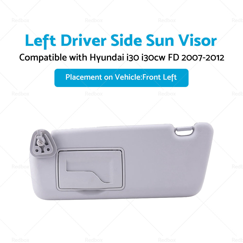 Left Passenger Side Sun Visor Shade Suitable For Hyundai i30 i30cw FD 2007-2012