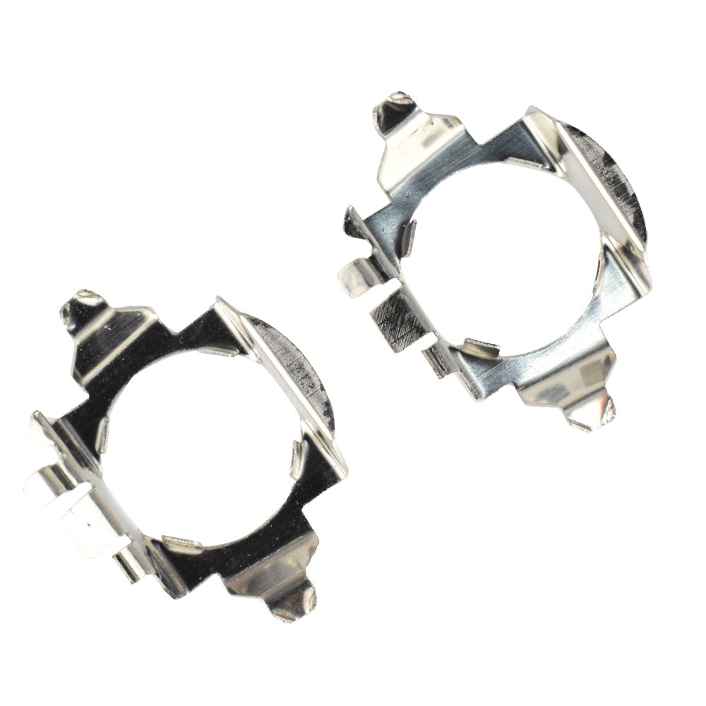 1 Pair LED Headlight H7 Clip Adapter Holder Suitable For Toyota Camry & Mercedes-Benz