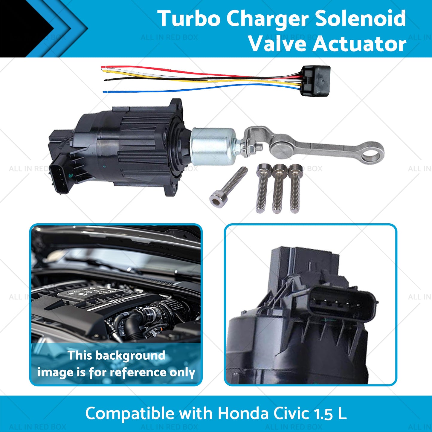 {{ K6T52372 Turbo Charger Solenoid Valve Actuator Suitable for Honda Civic 1. 5 L }} - Buy Car Parts Online at {{ Kaka Auto Parts }}.