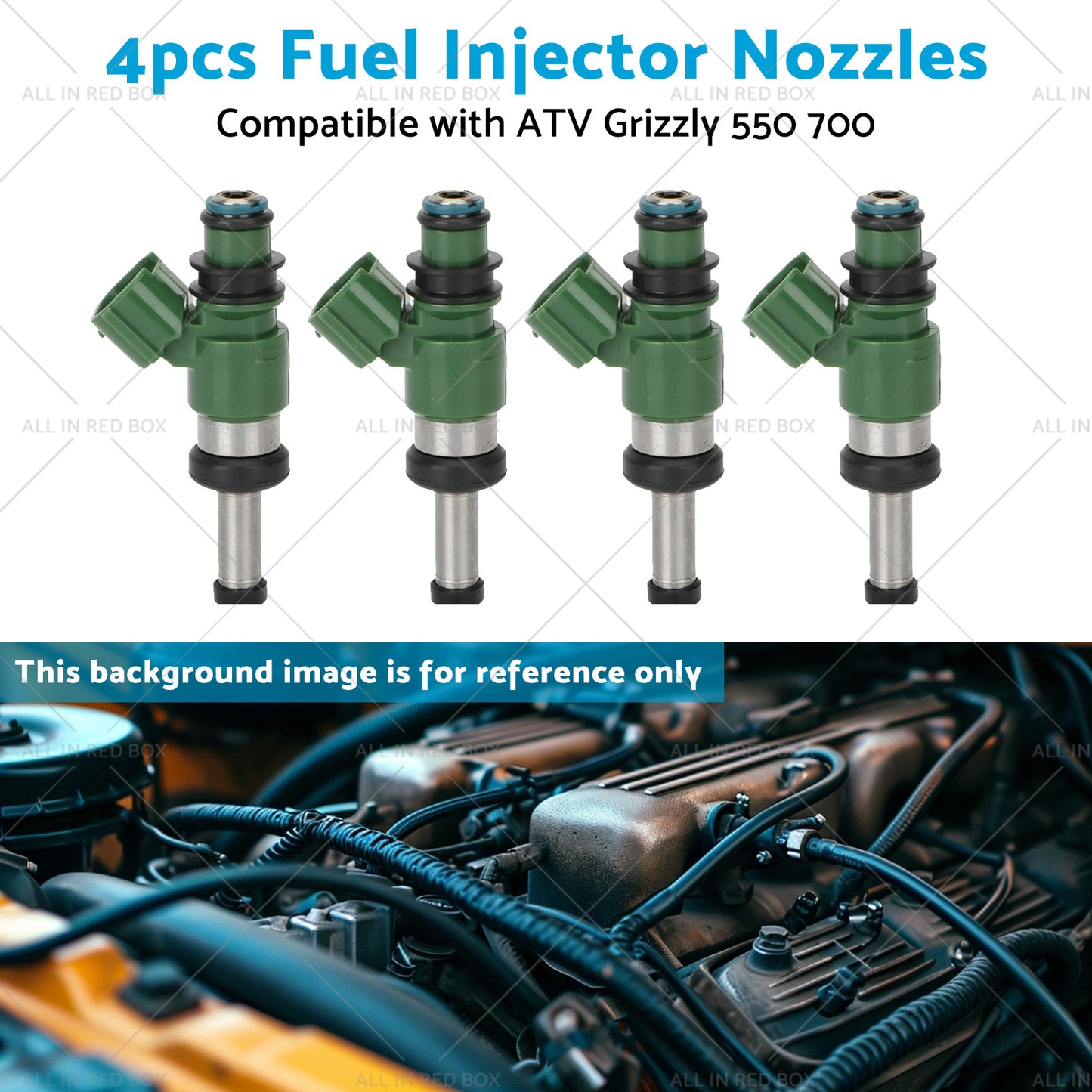{{ 3B4-13761-00-00 4pcs Fuel Injector Nozzles Suitablefor ATV Grizzly 550 700 07-17 }} - Buy Car Parts Online at {{ Kaka Auto Parts }}.