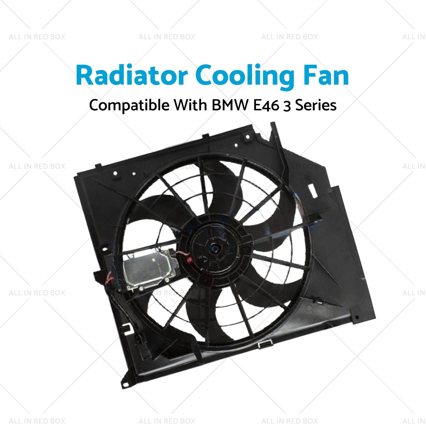 Radiator Cooling Fan Suitable for BMW E46 with control mod and brush motor
