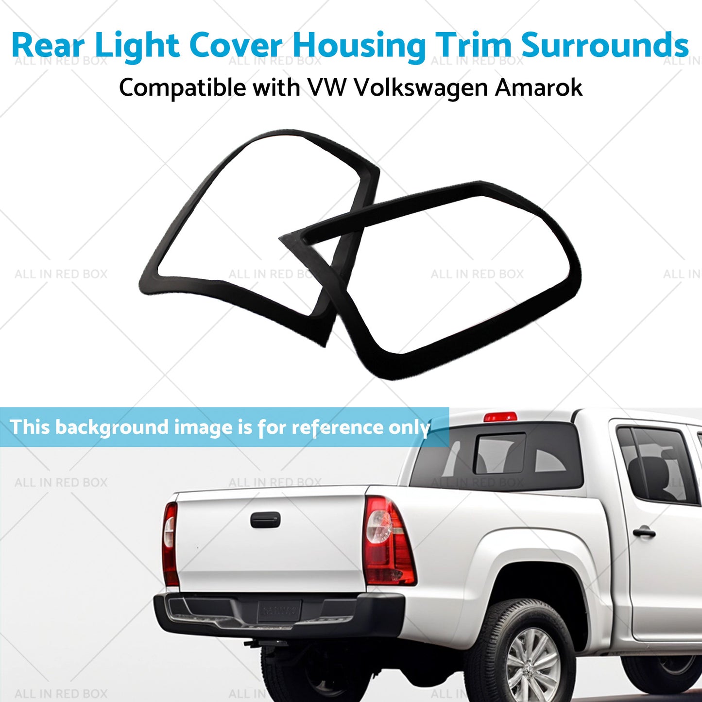 {{ Rear Light Cover Housing Trim Surrounds Suitable for VW Volkswagen Amarok 09-22 }} - Buy Car Parts Online at {{ Kaka Auto Parts }}.