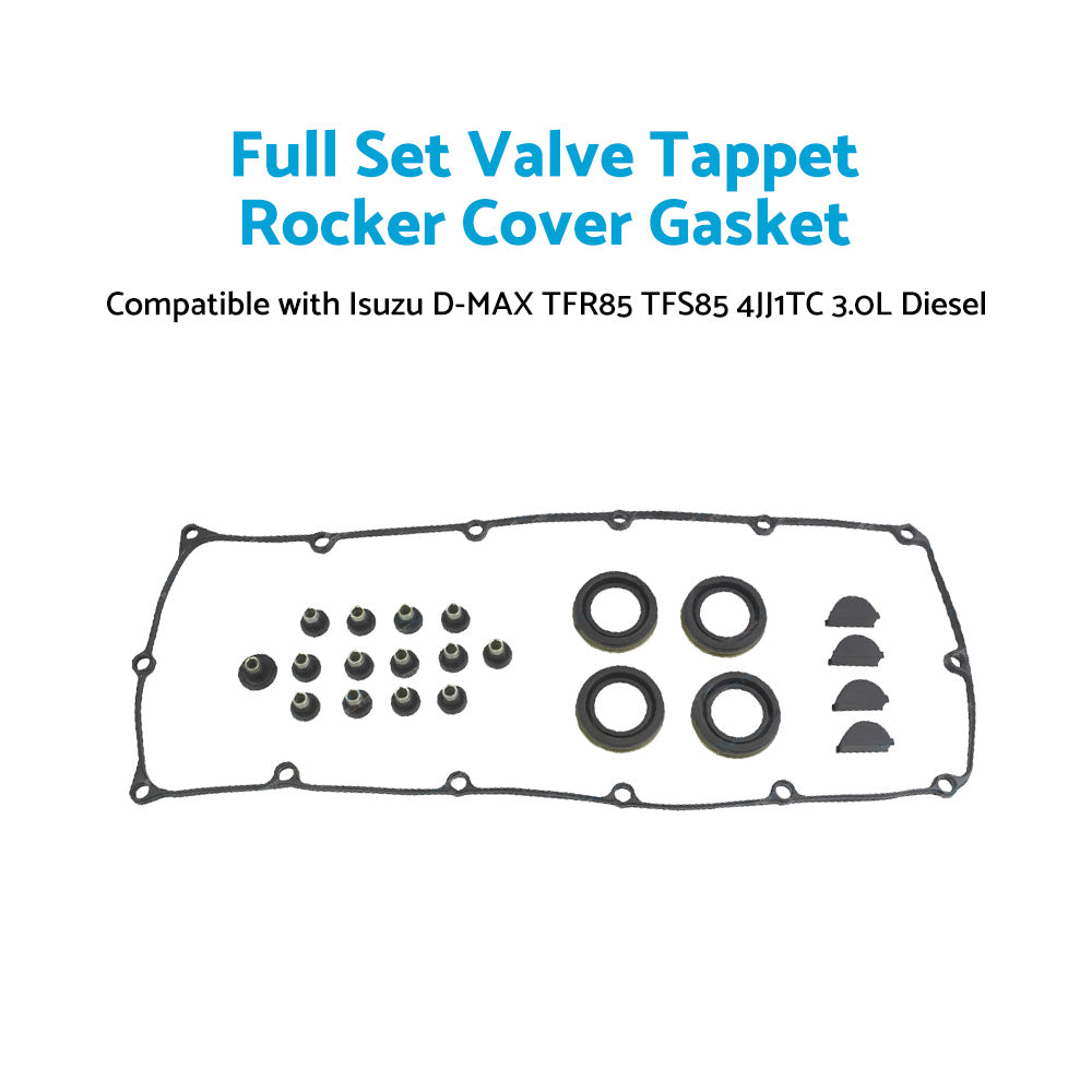 {{ Valve Tappet Rocker Cover Gasket Full Kit For ISUZU DMAX TF 3. 0L Diesel 4JJ1TC }} - Buy Car Parts Online at {{ Kaka Auto Parts }}.