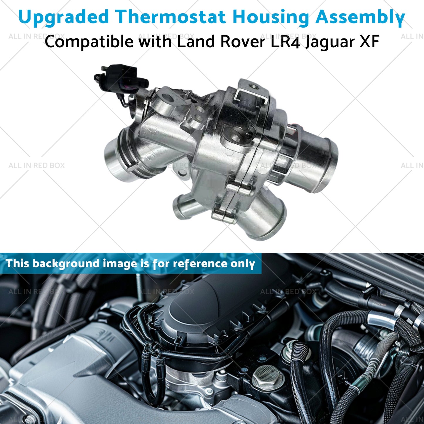 {{ Upgraded Thermostat Housing Assembly Suitable for Land Rover LR4 Jaguar XF 3. 0L }} - Buy Car Parts Online at {{ Kaka Auto Parts }}.