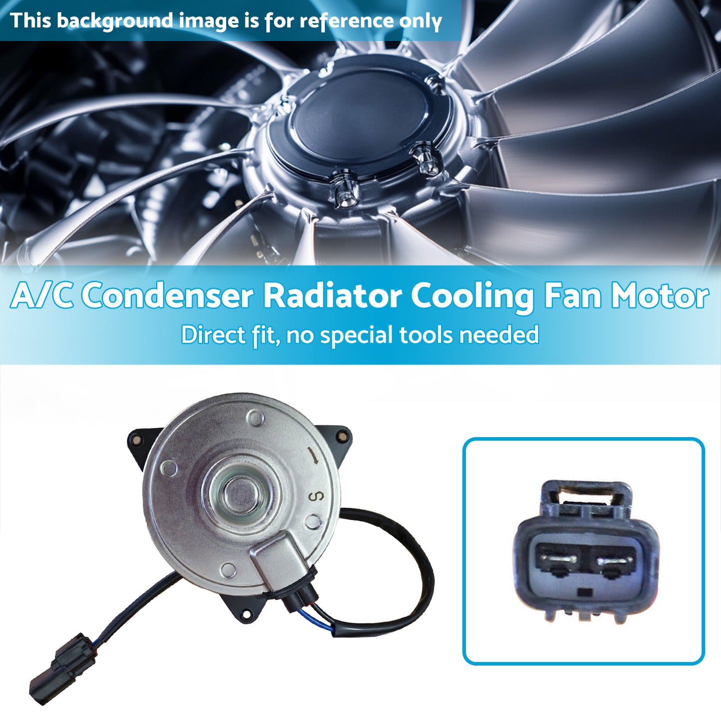 {{ A/C Condenser Radiator Cooling Fan Motor Suitable For Honda Accord 19030-R40-A01 }} - Buy Car Parts Online at {{ Kaka Auto Parts }}.