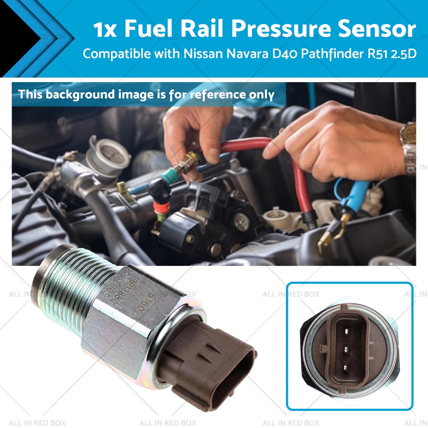 {{ Fuel Rail Pressure Sensor Suitable for Nissan Navara D40 Pathfinder R51 2. 5D }} - Buy Car Parts Online at {{ Kaka Auto Parts }}.
