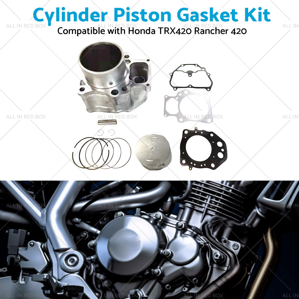 {{ Cylinder Piston Ring Gasket Kit for Honda TRX420 F TRX420 Rancher 420 2007-2022 }} - Buy Car Parts Online at {{ Kaka Auto Parts }}.