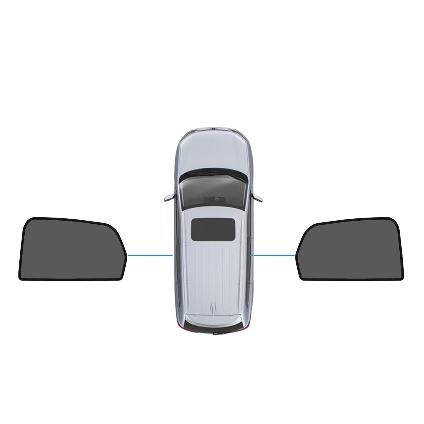 Magnetic Mesh Sun Blind Shades Suitable for Audi Q3 RS Q3 2019-2025