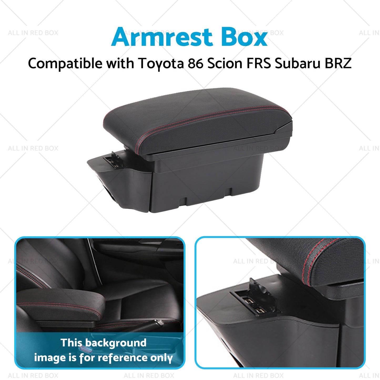 {{ Centre Console Armrest Storage Box Suitable For Toyota 86 Subaru BRZ }} - Buy Car Parts Online at {{ Kaka Auto Parts }}.