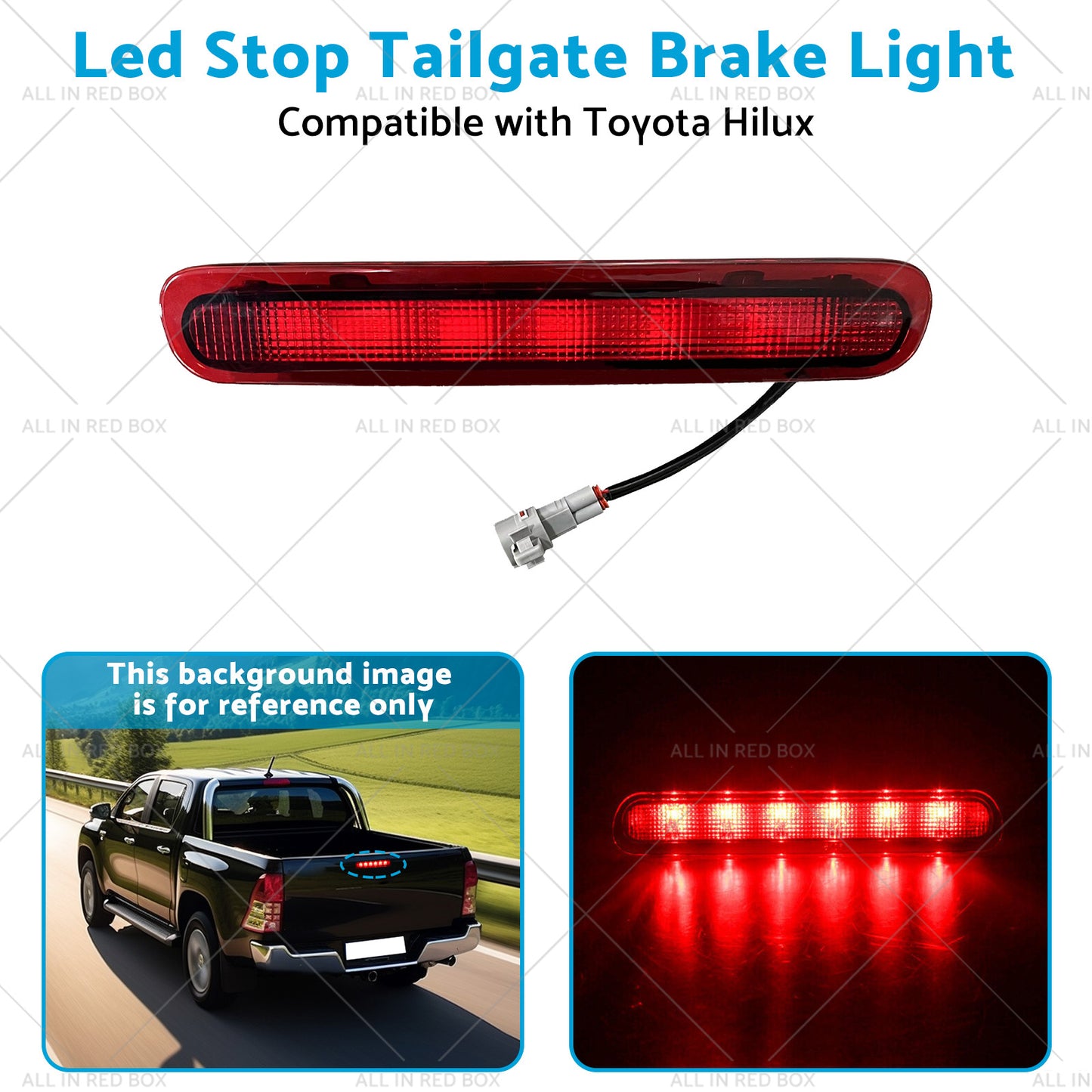 {{ 81570-0K080 Led Stop Tailgate Brake Light Suitablefor Toyota Hilux MK6 SR5 05-15 }} - Buy Car Parts Online at {{ Kaka Auto Parts }}.