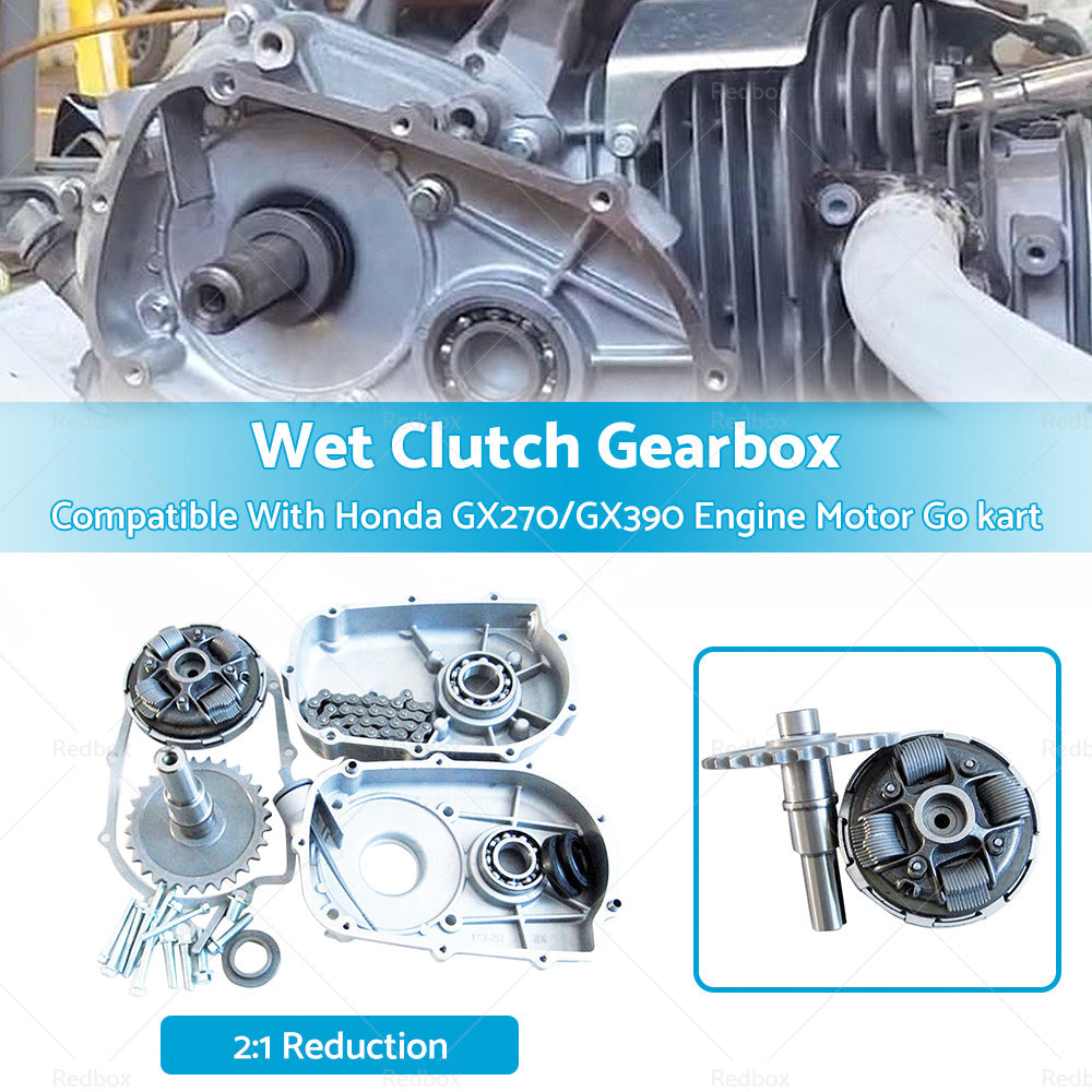 {{ 1 or 2 Reduction Wet Clutch Suitable For Honda GX270 or GX390 Gearbox Motor Gokart }} - Buy Car Parts Online at {{ Kaka Auto Parts }}.
