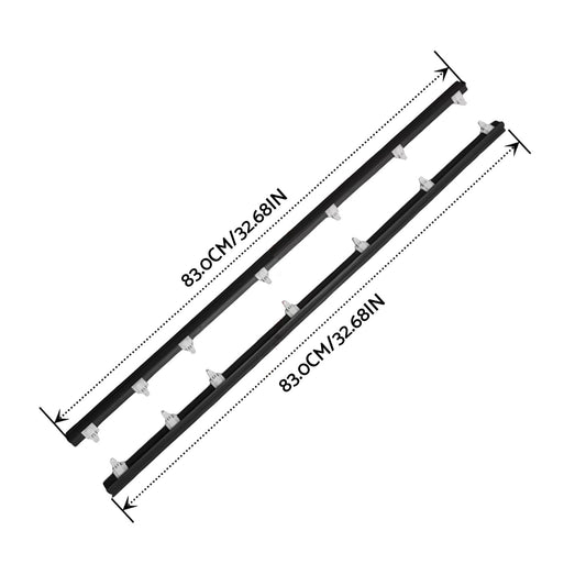 2x Front Outer Door Weatherstrips Suitable For LandCruiser 70 75 78 79 Series