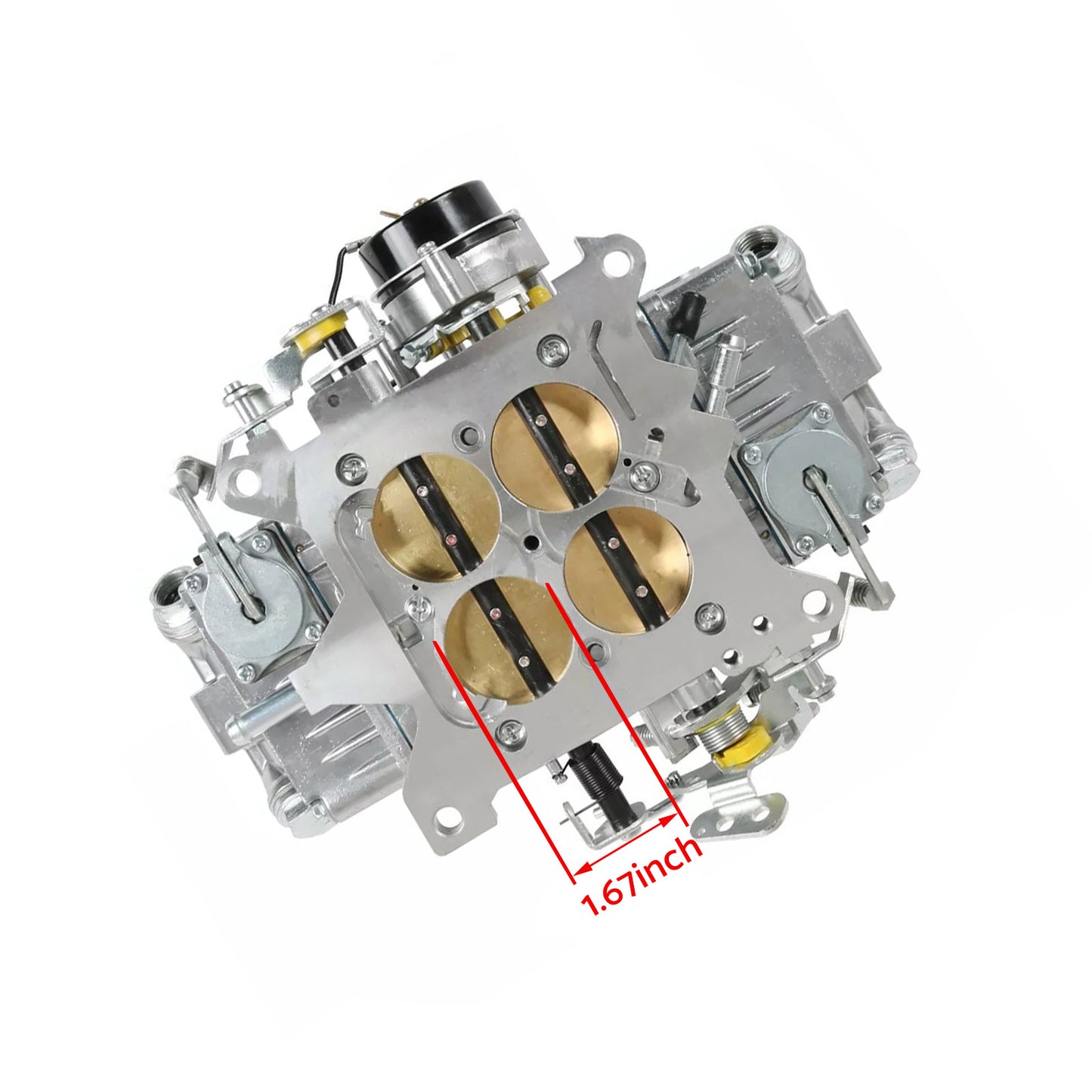 {{ Suitable For 4 Barrel 650 CFM Double-Pumper Carburetor Electric Choke BR-67255 }} - Buy Car Parts Online at {{ Kaka Auto Parts }}.