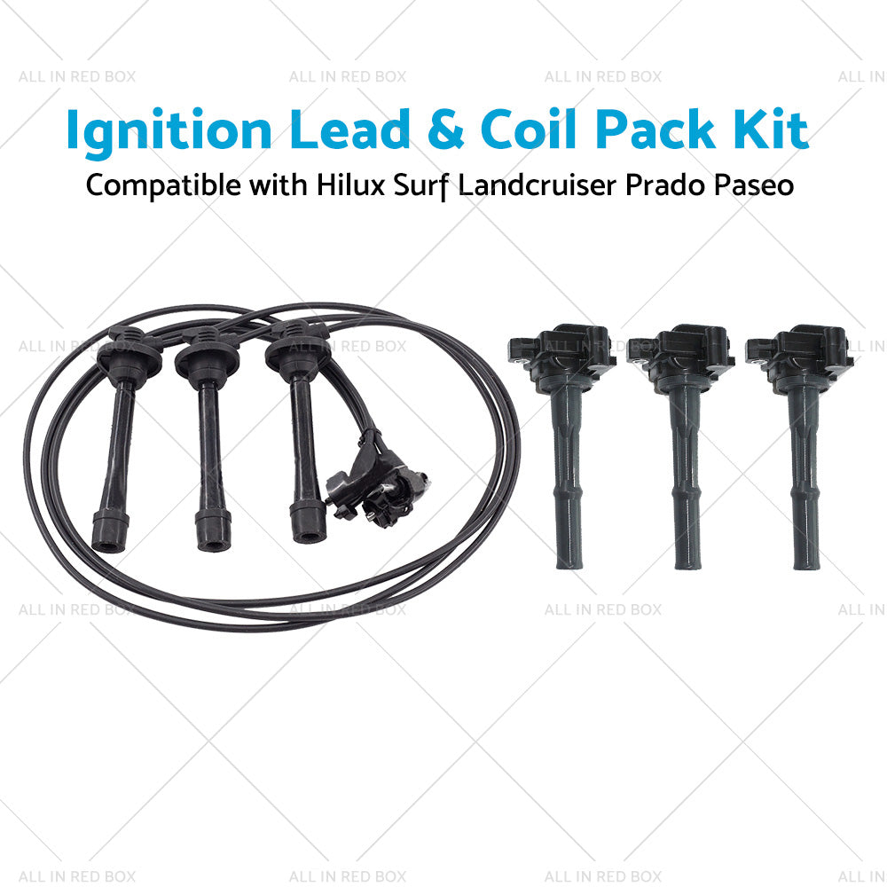 {{ Ignition Lead Coil Pack Kit Suitable for Landcruiser Prado 5VZ-FE 90919-02212 }} - Buy Car Parts Online at {{ Kaka Auto Parts }}.