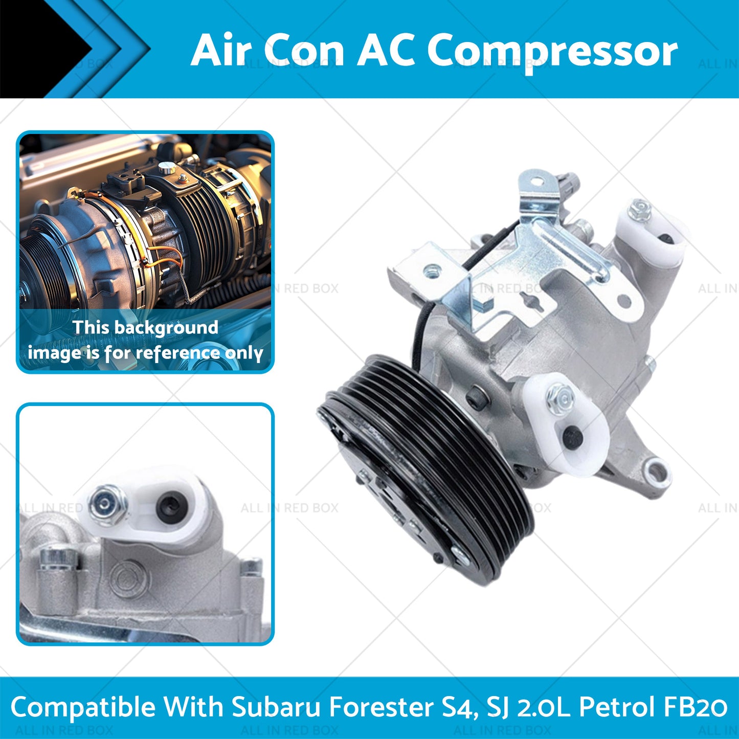 {{ Air Conditioning Compressor Suitable for Subaru Forester S4, SJ 2.0L Petrol FB20 }} - Buy Car Parts Online at {{ Kaka Auto Parts }}.