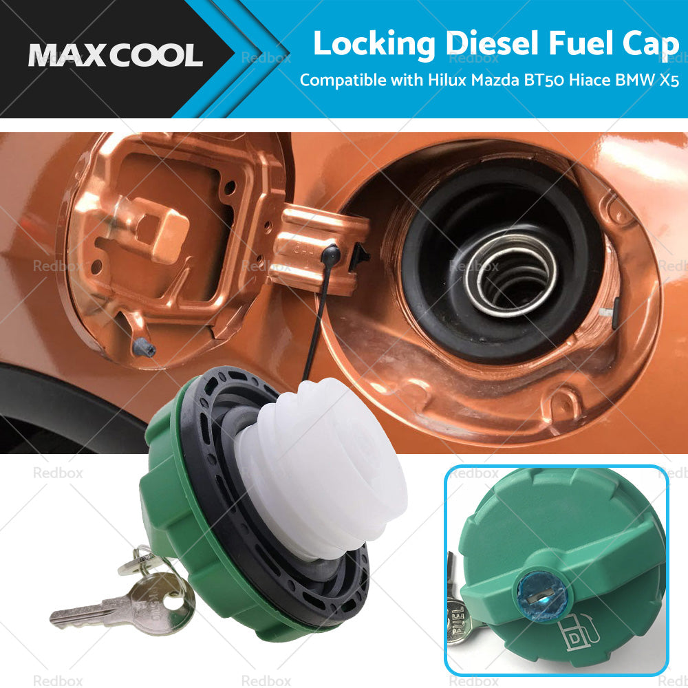 Diesel Fuel Cap w or Key Suitable For Hilux Mazda BT50 Landcruiser Ranger Triton