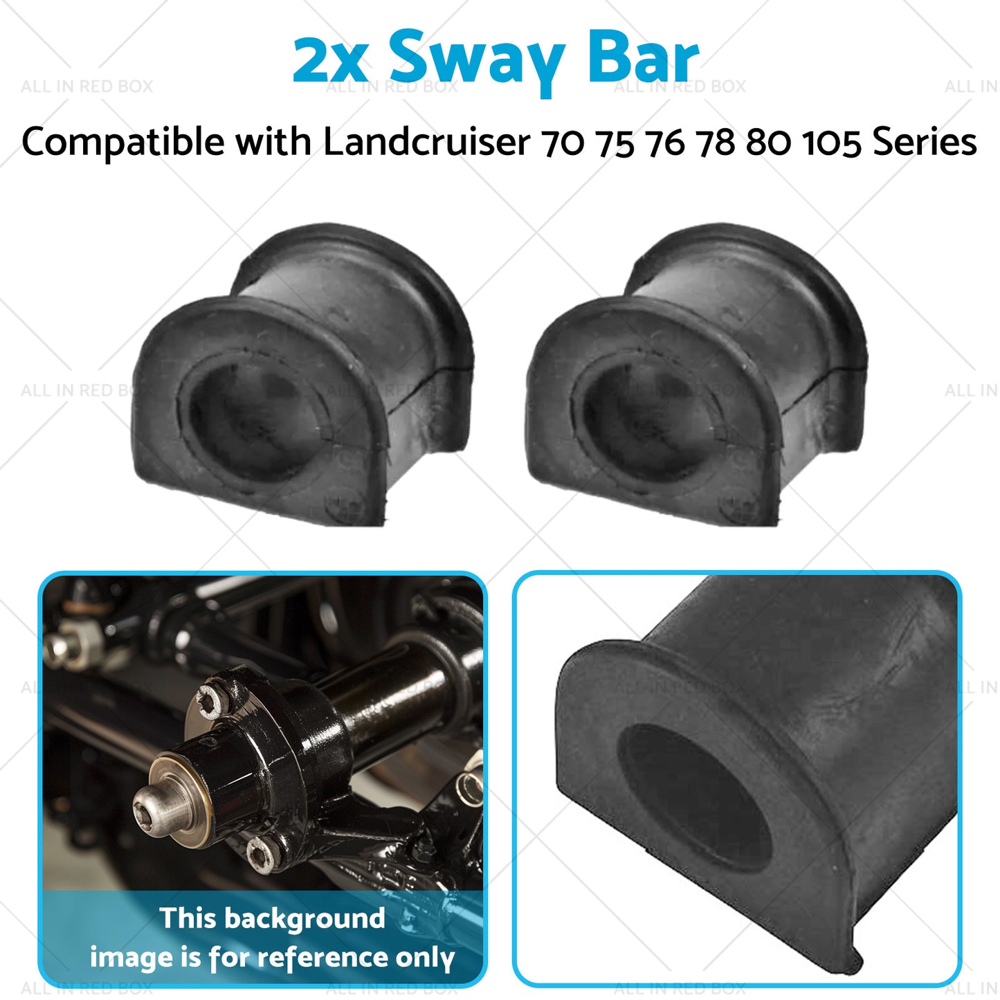 {{ 2x Sway Bars Suitable for Landcruiser 70 75 76 78 80 105 Series FJ80 HZJ80 HDJ80 }} - Buy Car Parts Online at {{ Kaka Auto Parts }}.