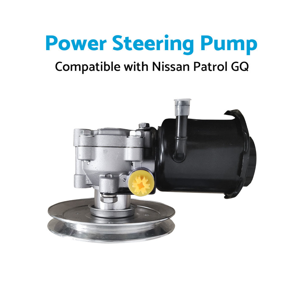 {{ Power Steering Pump with Pulley Suitable For Nissan Patrol GQ Y60 TD42 Diesel }} - Buy Car Parts Online at {{ Kaka Auto Parts }}.