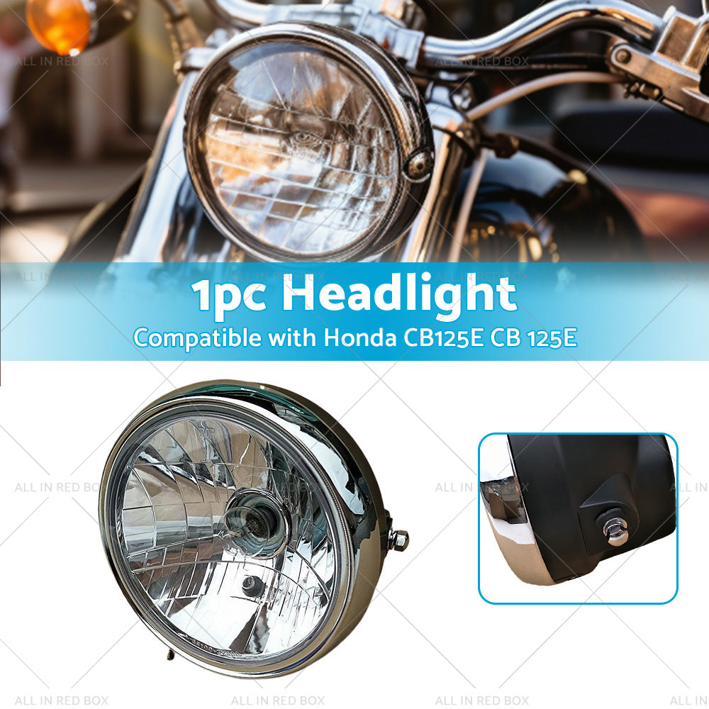 {{ Motorcycle Headlight Head Light Suitable For Honda CB125E CB 125E GLH125SH SH }} - Buy Car Parts Online at {{ Kaka Auto Parts }}.