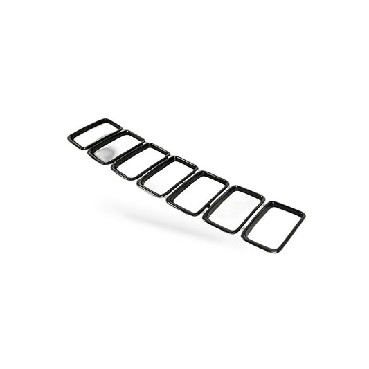 Front Grille Trim Cover Chrome Suitable for Jeep Cherokee 2014-2016 Radiator