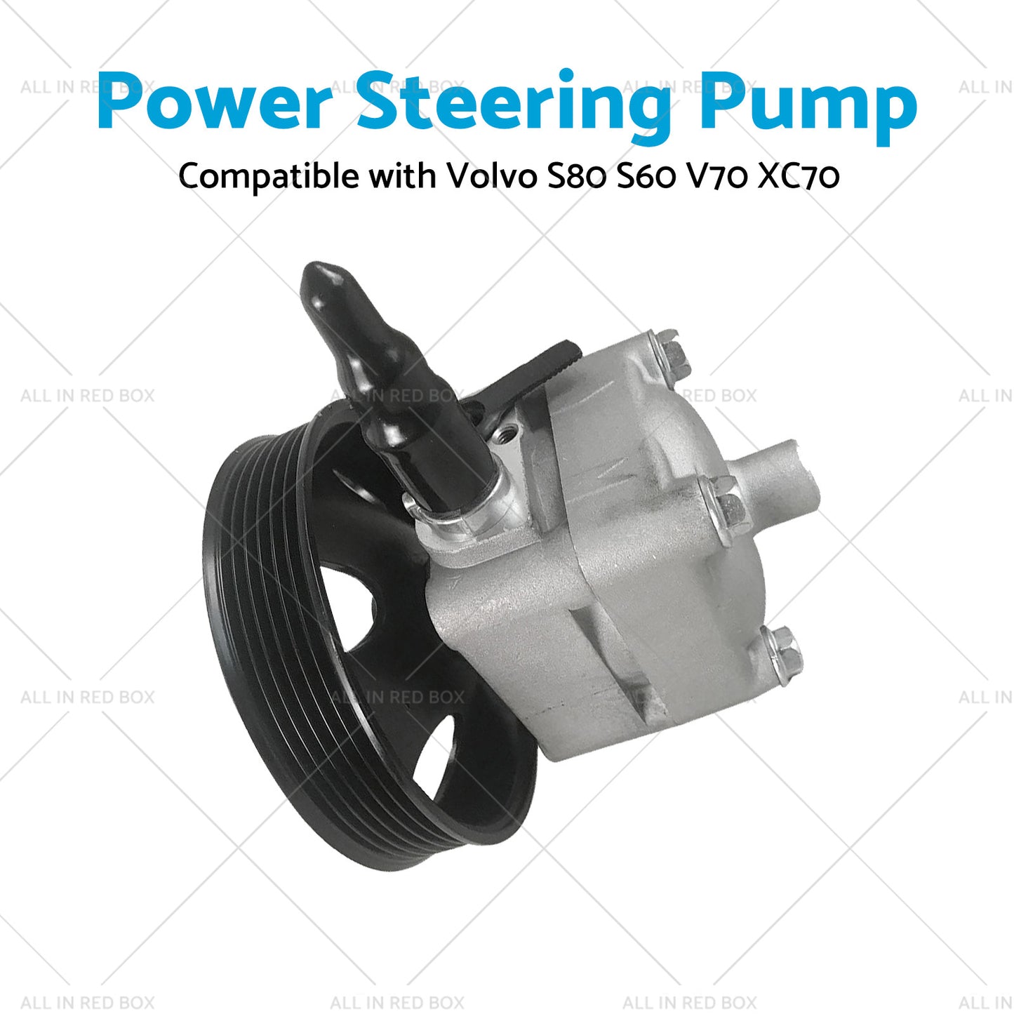 {{ Power Steering Pump Suitable for Volvo XC70 XC90 S80 S60 V70 D5 30741790 }} - Buy Car Parts Online at {{ Kaka Auto Parts }}.