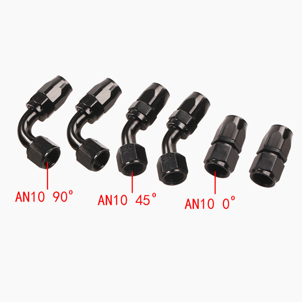 Aluminium Baffled Engine Oil Catch Can 0. 75L 2 Port AN10 3M Hose Fitting Kit