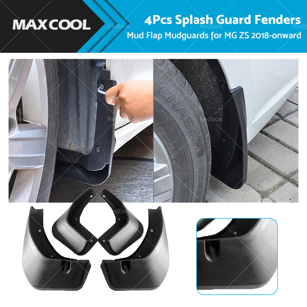 For MG ZS 2018 - Onward 4Pcs Splash Guard Fenders Mud Flap Mudguards Front Rear
