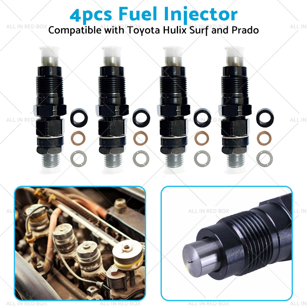 {{ Diesel Fuel Injector Suitable for Toyota Hilux Surf Prado 1KZ-TE 3L 23600-69165 }} - Buy Car Parts Online at {{ Kaka Auto Parts }}.