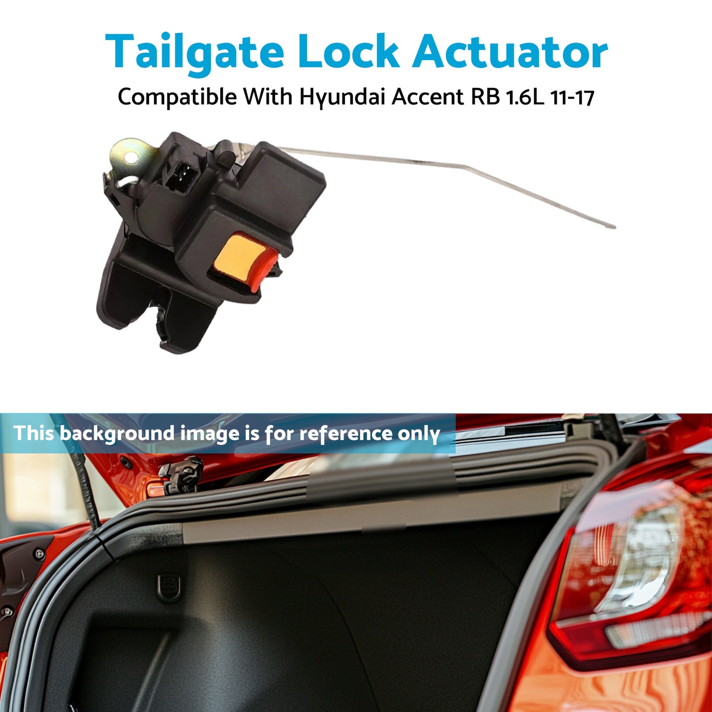 {{ Tailgate Lock Actuator Suitable For Hyundai Accent RB Sedan 1.6 Petrol 2011-2017 }} - Buy Car Parts Online at {{ Kaka Auto Parts }}.