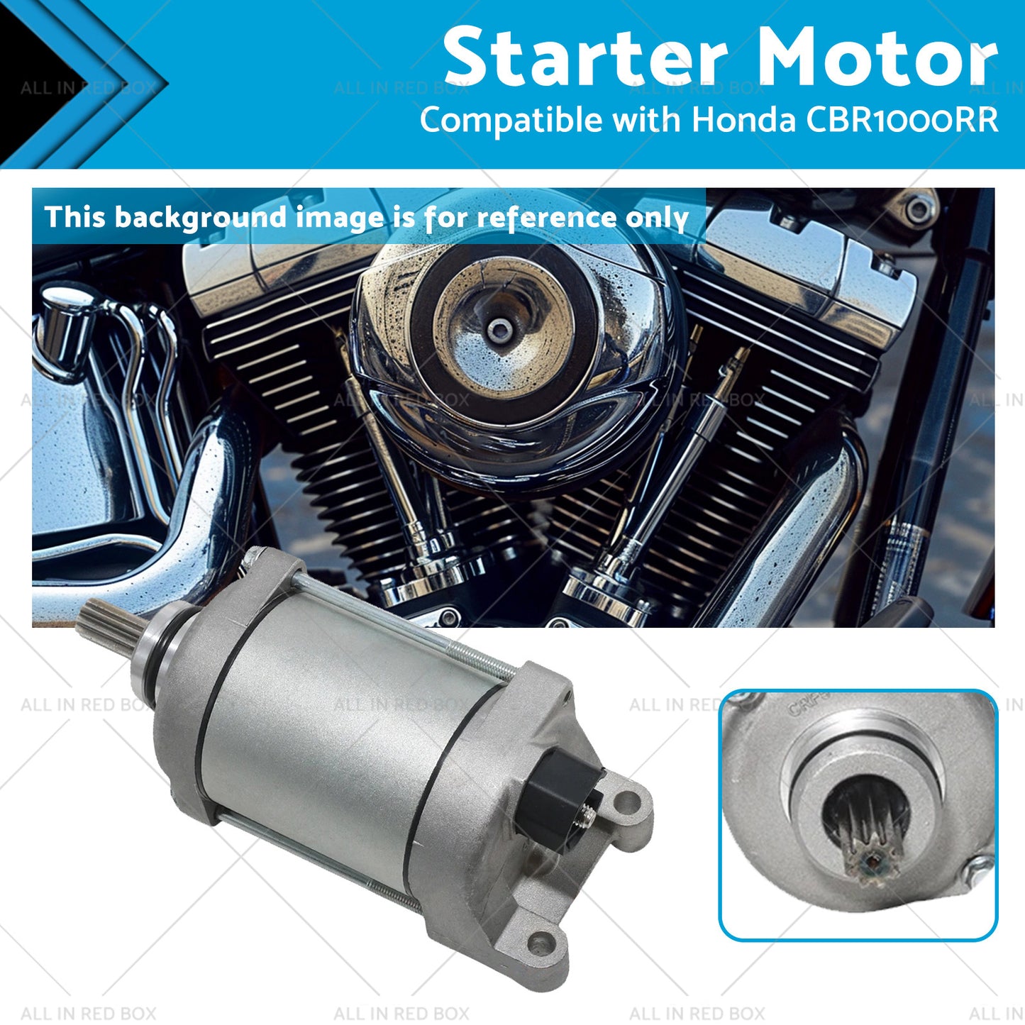 {{ Starter Motor Suitable for Honda CBR1000RR Fireblade 08-21 31200-MFL-003 }} - Buy Car Parts Online at {{ Kaka Auto Parts }}.