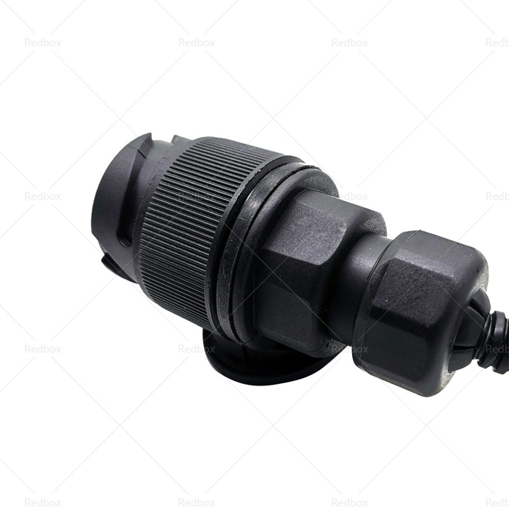 13 Pin Plug to 7 Pin Flat Socket For Trailer Adaptor Caravan Wiring Connector