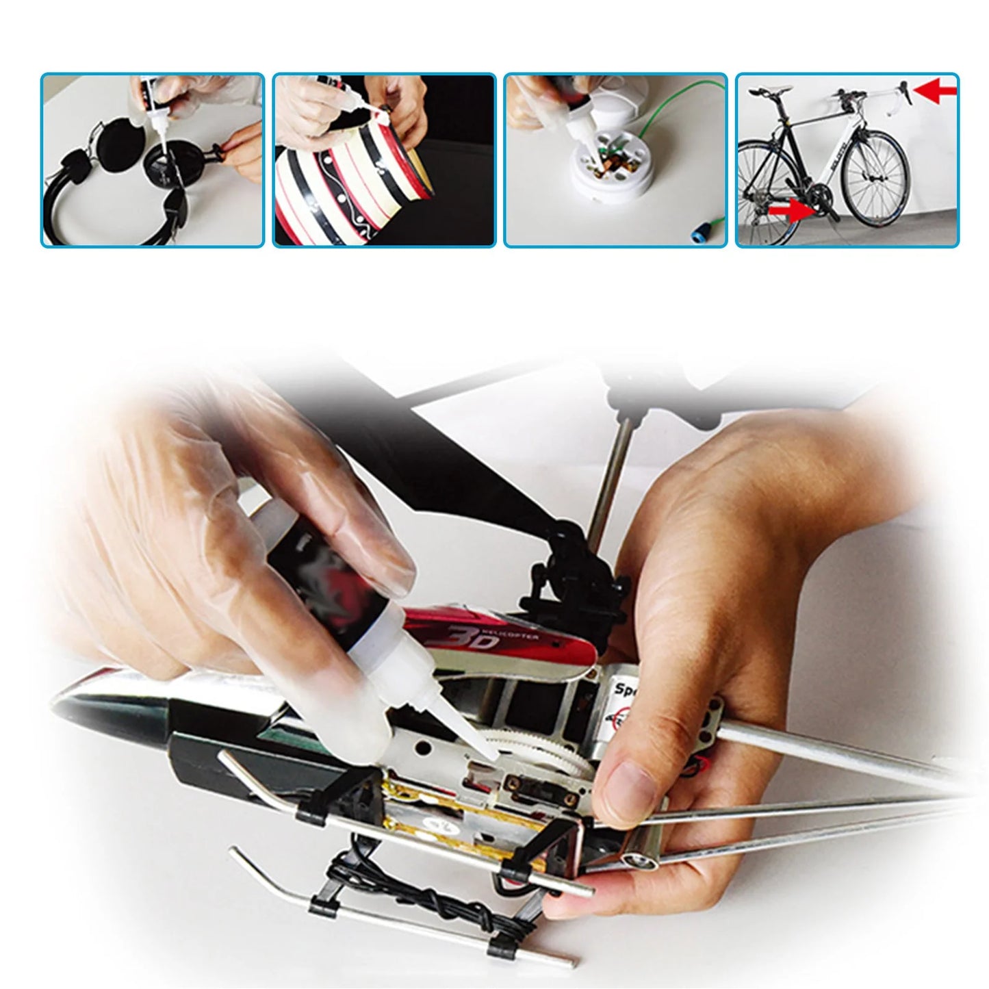 Visbella Strong Powder Adhesive Repair Kit – 7s Quick Bonding Glue for Multi-Surface Fixing