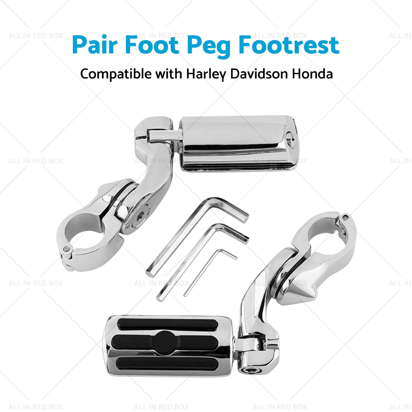{{ 1-1 4''Motorcycle Highway Foot Pegs Chrome Engine Guard Suitable For Davidson AU }} - Buy Car Parts Online at {{ Kaka Auto Parts }}.