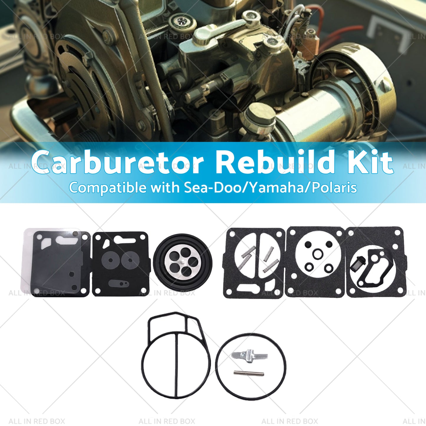 {{ Carburetor Carb Rebuild Repair Jet Kit Suitable Sea-Doo SP SPI SPX HX GS GSI GSX }} - Buy Car Parts Online at {{ Kaka Auto Parts }}.