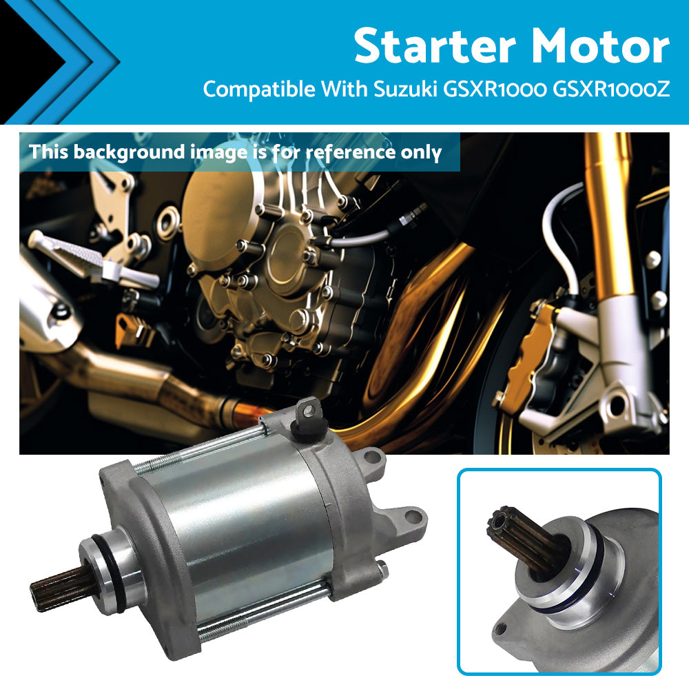 {{ Starter Suitable For Suzuki GSXR1000 2001-2008 GSXR1000Z Limited 2003 Replica 04 }} - Buy Car Parts Online at {{ Kaka Auto Parts }}.